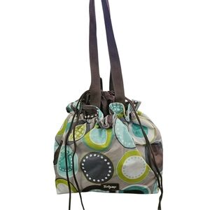 Thirty-One Cinch It Up Thermal Tote Bag  retired "Color Dots Circles"